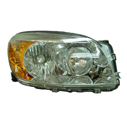 Replacement Chrome Passenger Head Light Lens/Housing for 2006-08 Toyota RAV4