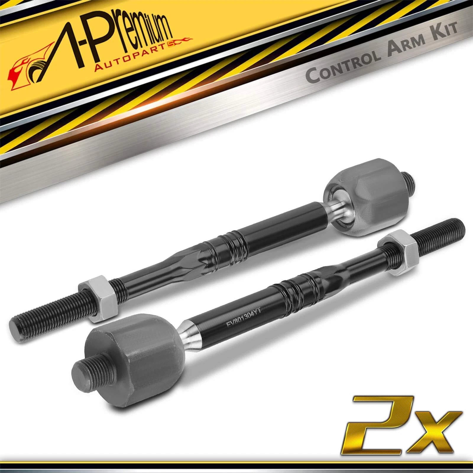 2X Inner Tie Rod for Chevy Malibu (2016–2021) Buick LaCrosse (2017–2019)