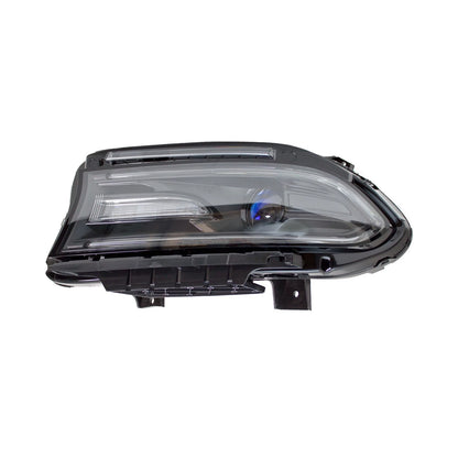 Driver Halogen Headlight Assembly w/LED Daytime Running Light w/o Logo In Lens