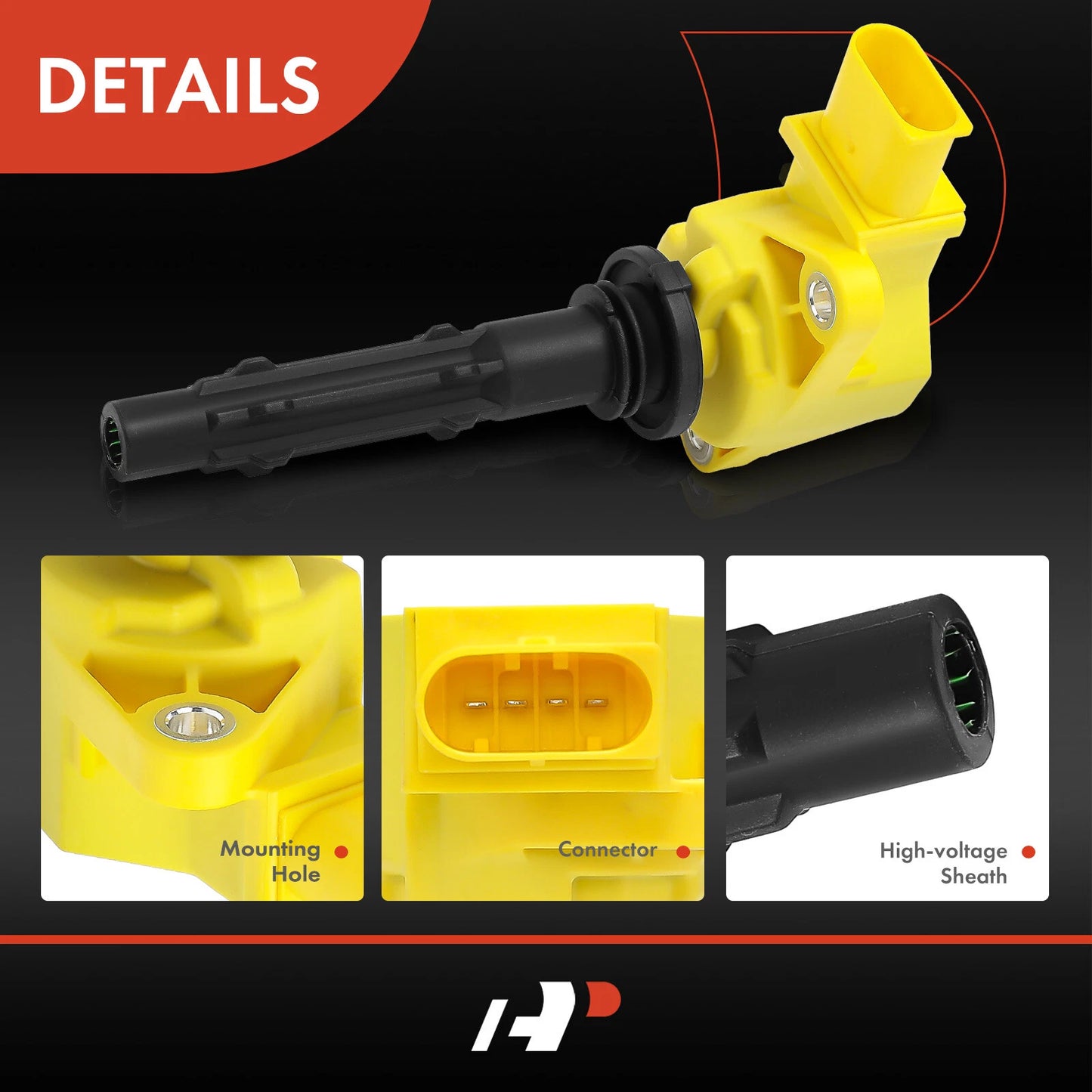 8x Yellow Ignition Coil for Mercedes-Benz E550 G550 ML350 S550 GL450 (2007–2016)