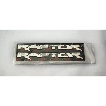 Brushed Stainless Interior Badge Replacement for Ford F-150 Raptor (2010–2014)