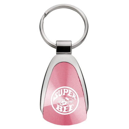 Pink Teardrop Keychain - Officially Licensed for Dodge Charger Super Bee