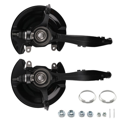Front Wheel Bearing Hub w/ Knuckle Pair for Honda Accord 2003–2007 2.4L