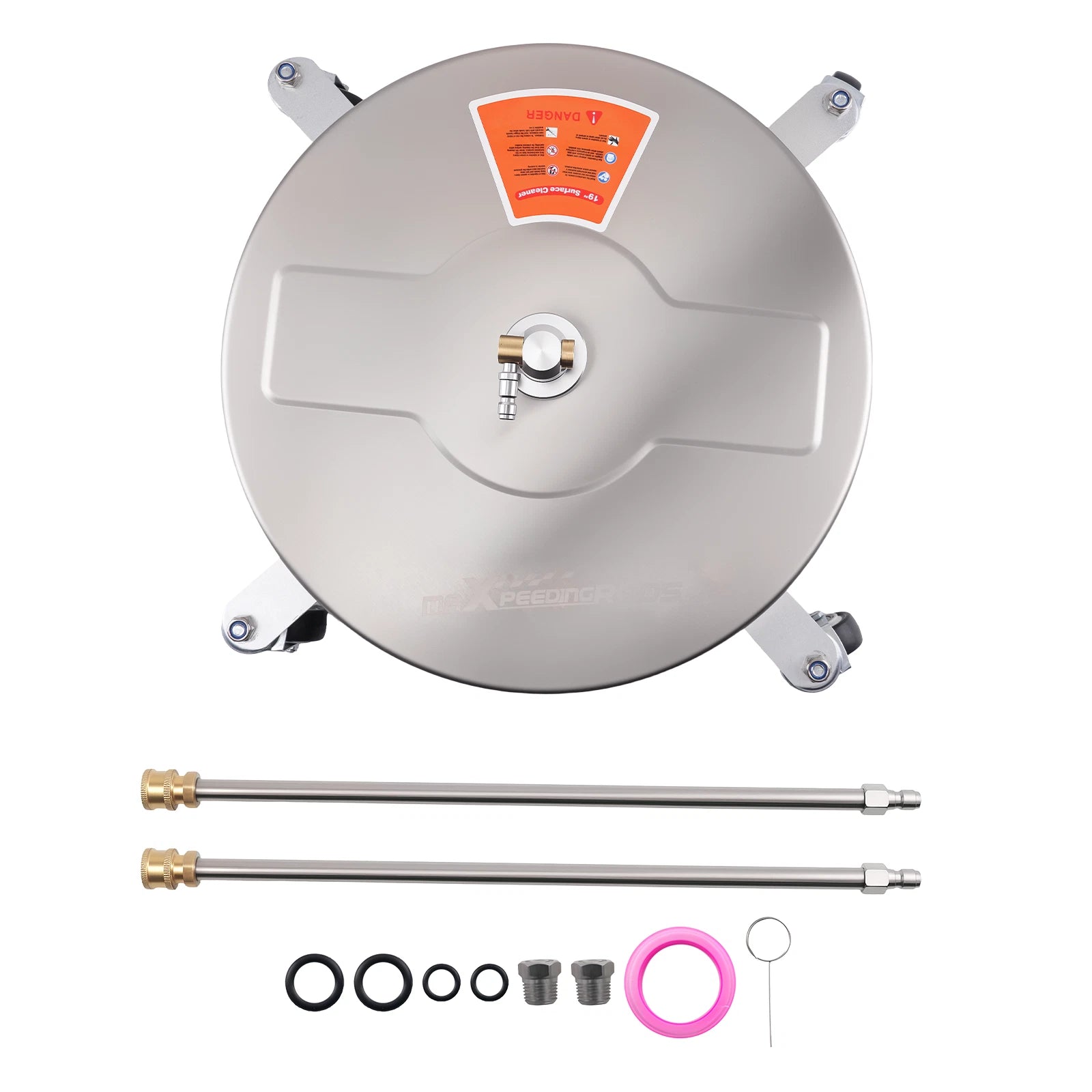 19" Surface Cleaner for Pressure Washer w/ Extension Wands (4200–4200)