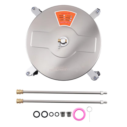 19" Surface Cleaner for Pressure Washer w/ Extension Wands (4200–4200)