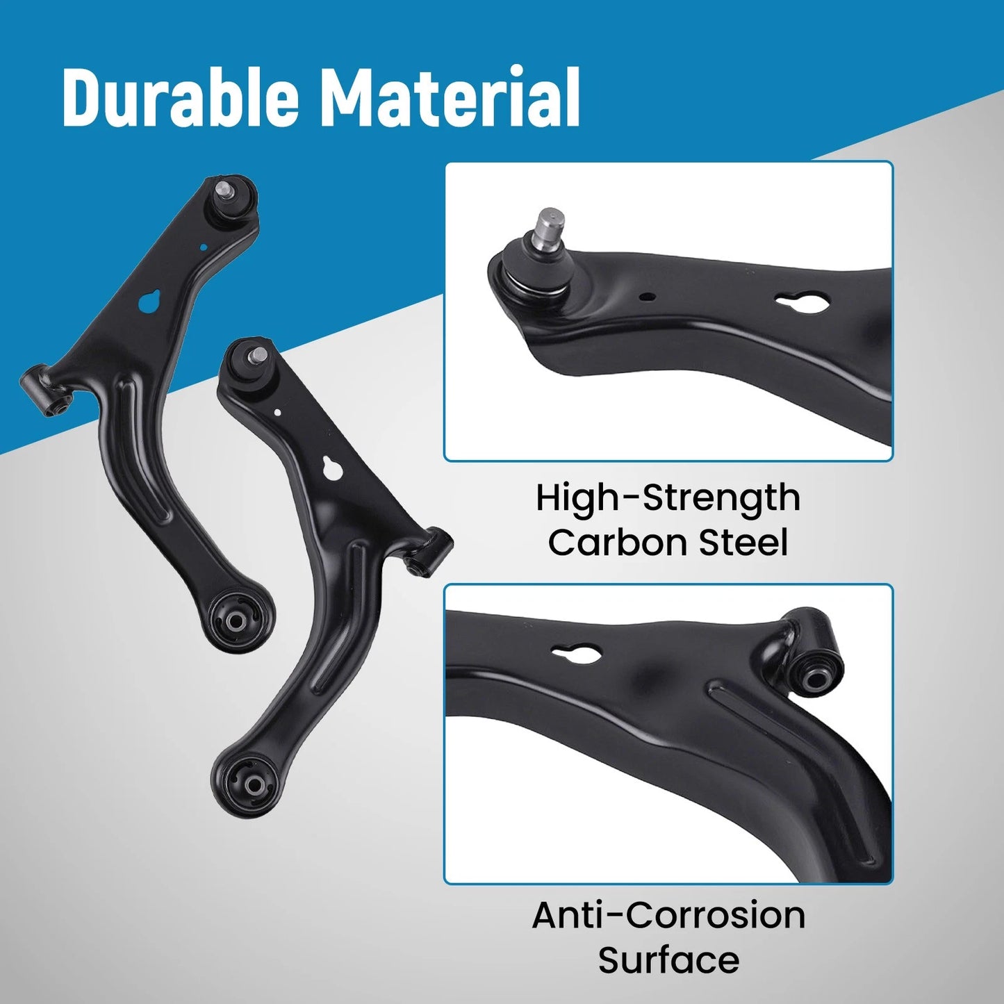 Front Lower Control Arm Inner & Outer Tie Rod for 2009-2012 Ford Escape Tribute