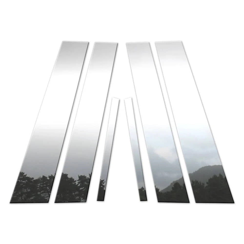 Chrome Pillar Post Covers for 2012-2015 Honda Civic Sedan 6 Pieces