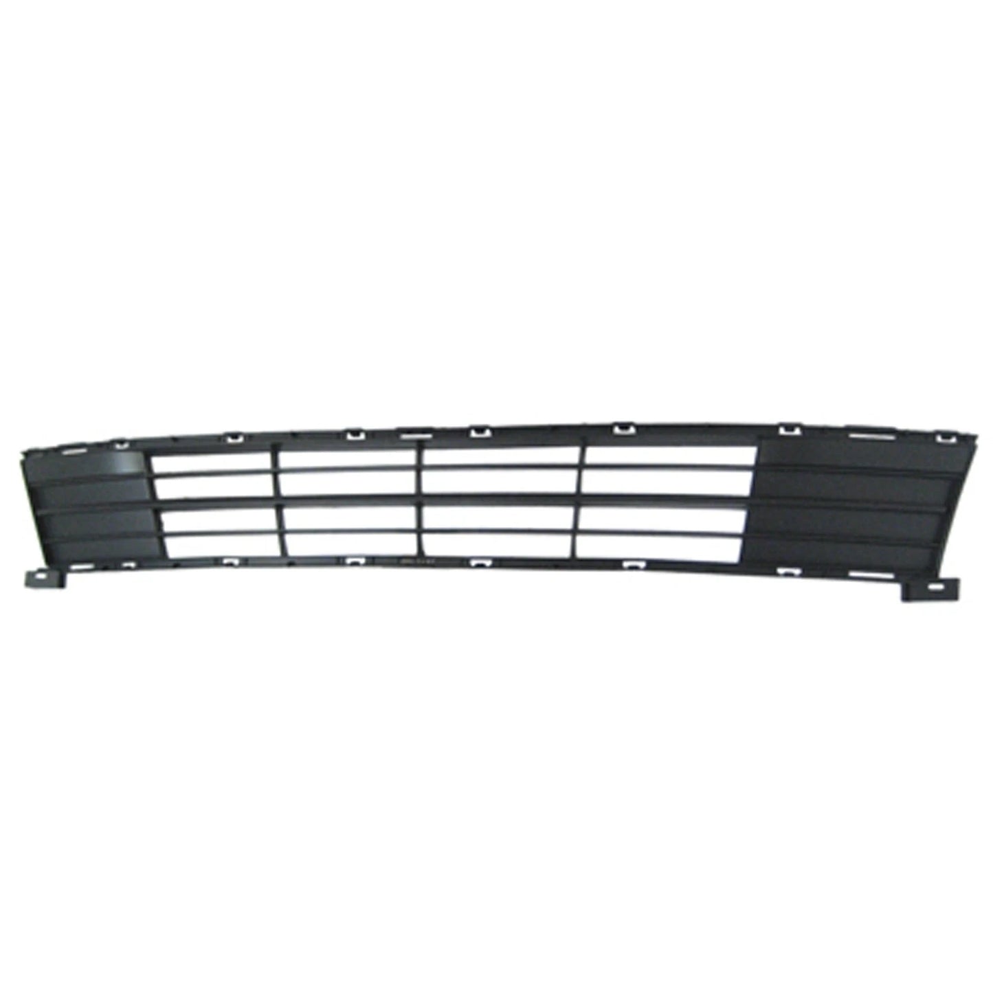 Replacement Plastic Front Bumper Cover Grille w/Black Molding