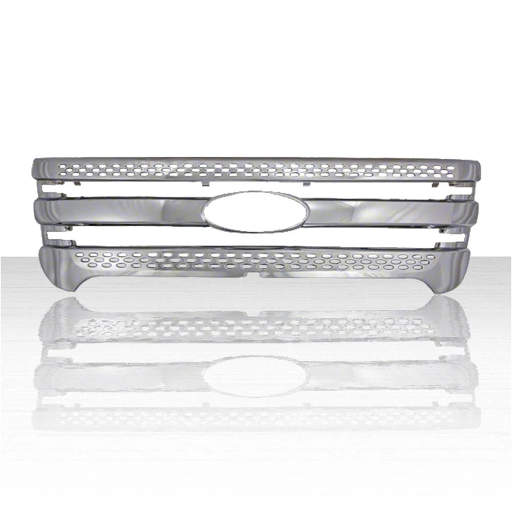 1pc Chrome ABS Grille Overlay for 2011-2015 Ford Explorer - ARFG052