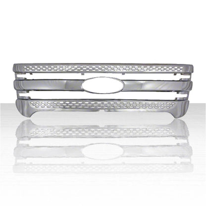 1pc Chrome ABS Grille Overlay for 2011-2015 Ford Explorer - ARFG052
