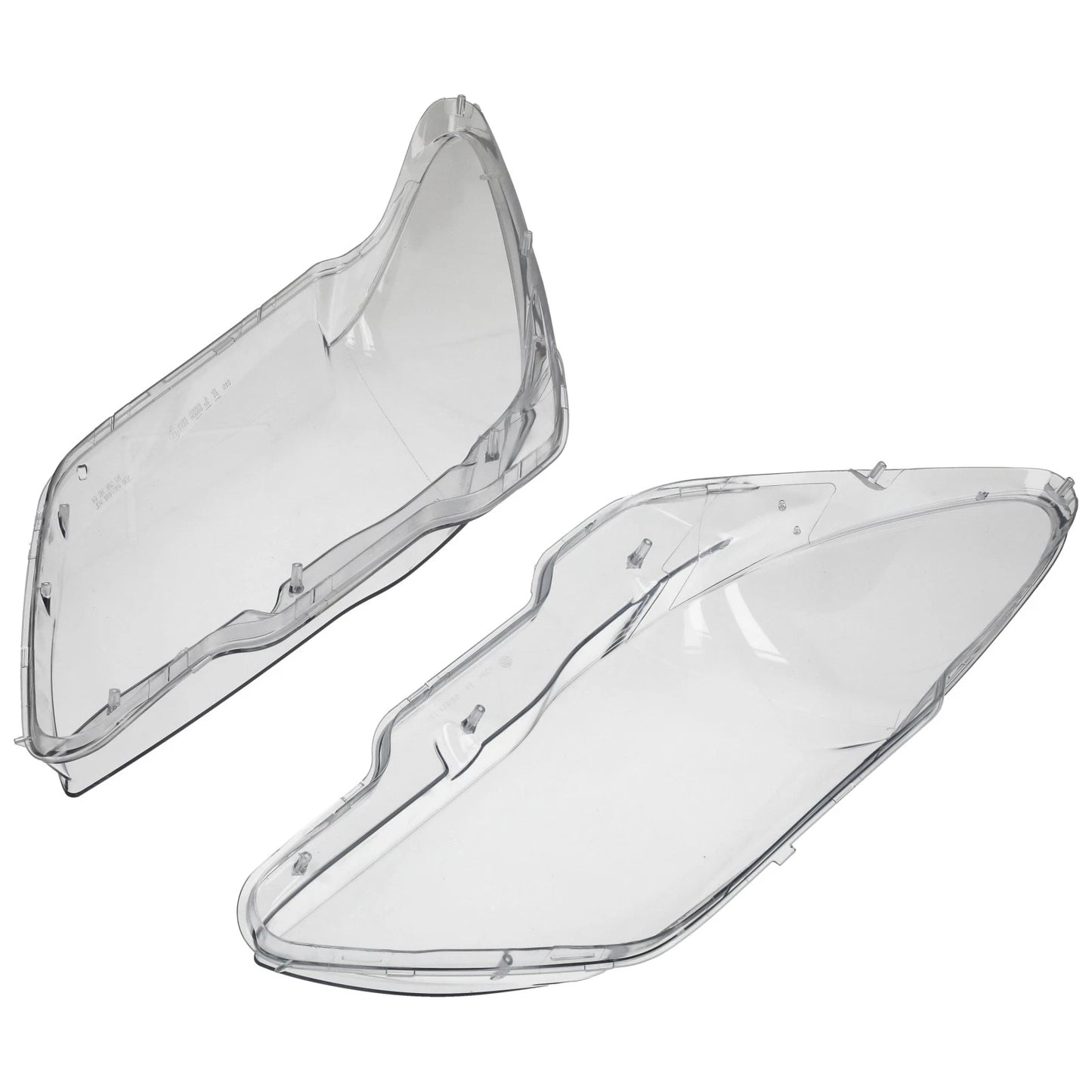 Front Headlamp Lens Covers Pair for BMW E66 7-Series (2005–2008) Clear