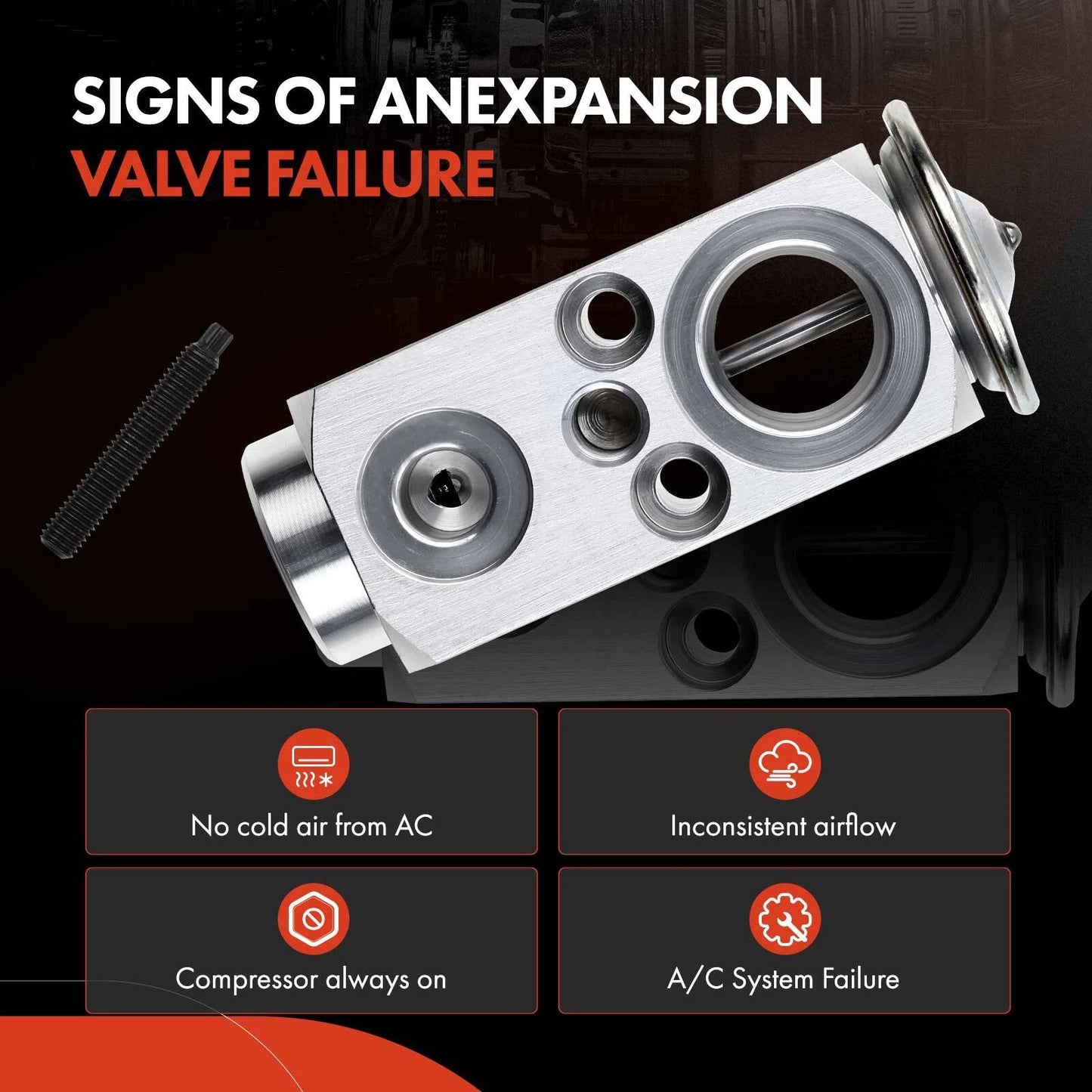 A/C Expansion Valve for Chevy Traverse (2009–2012) GMC Acadia (2007–2012)