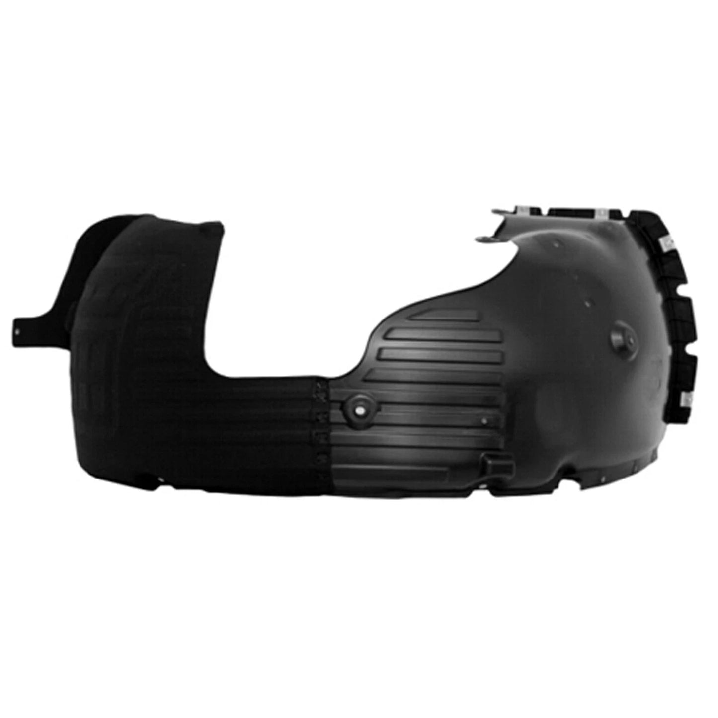 Replacement Polypropylene/PET Plastic Front Passenger Side Fender Liner