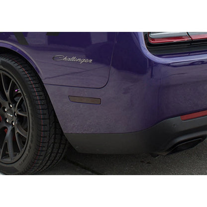 2pc Polished Stainless Steel 9x1.5" Side Fender Lettering for Dodge Challenger