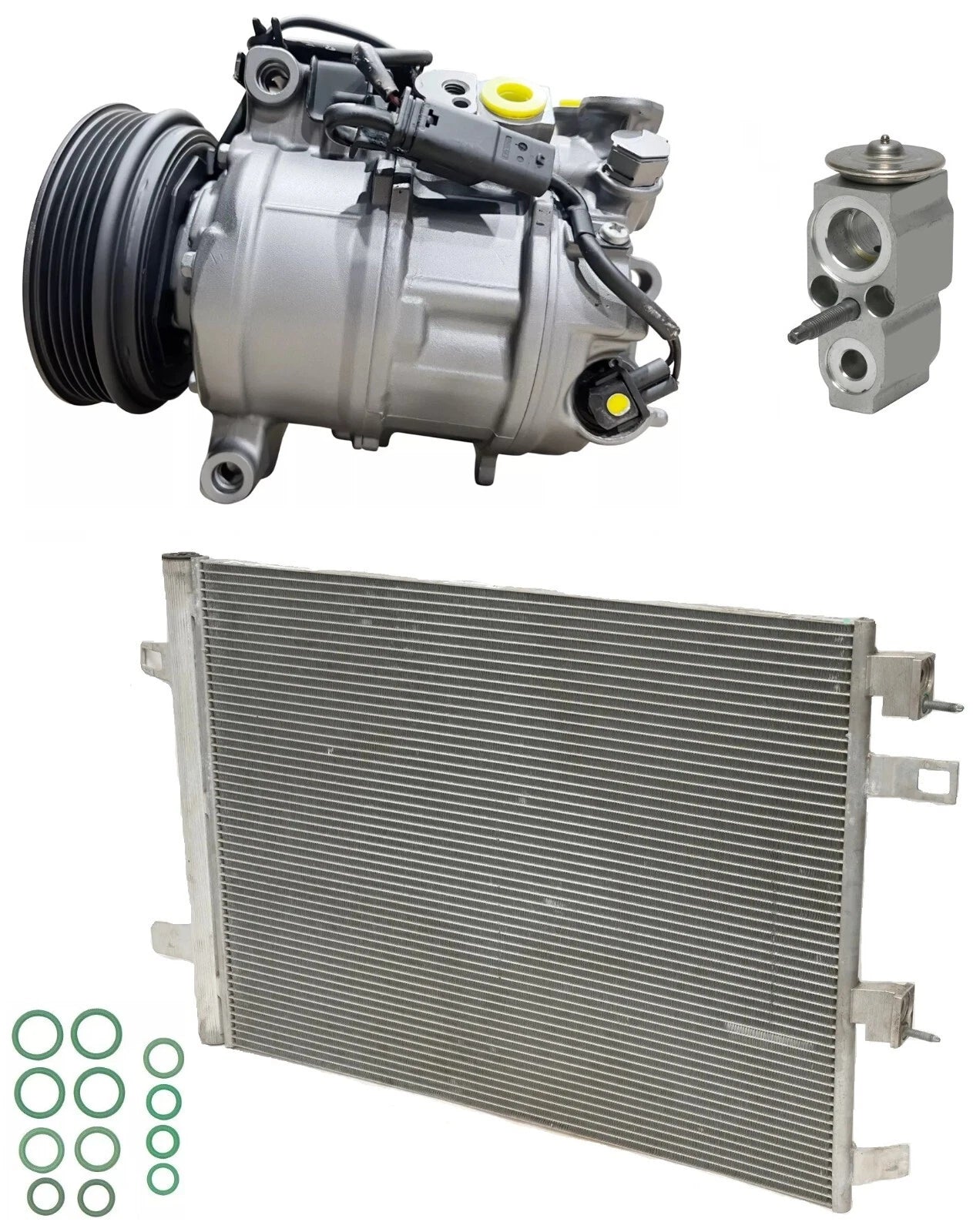 AC Compressor Kit With Condenser for Mercedes CLA250 2.0L (2020–2020)
