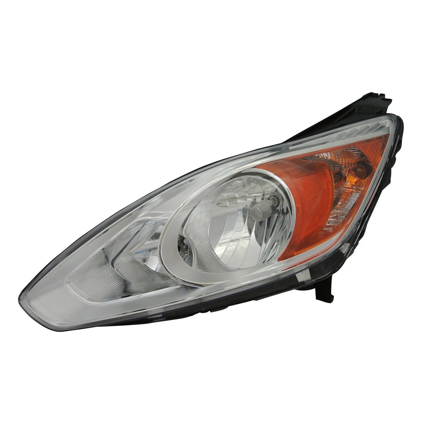 Replacement Driver Side Halogen Headlight Assembly w/o Logo On Bulb Shield
