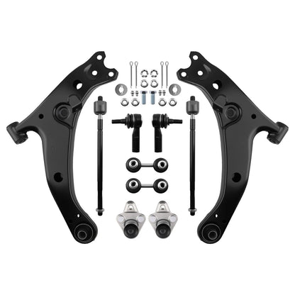 Front Lower Control Arms and Tie Rods for Chevy Prizm (1998–2002)