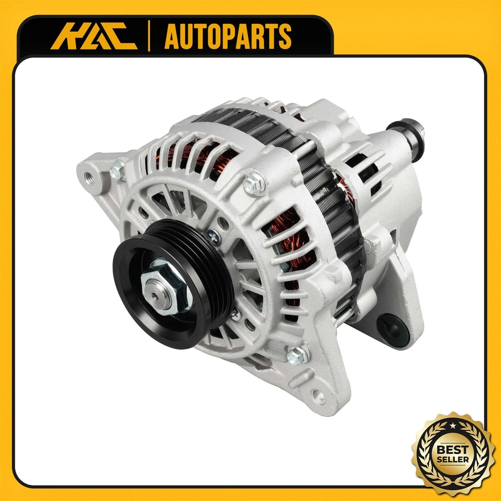 Alternator for Hyundai Accent, Elantra and Kia (1990–2005) (90A)