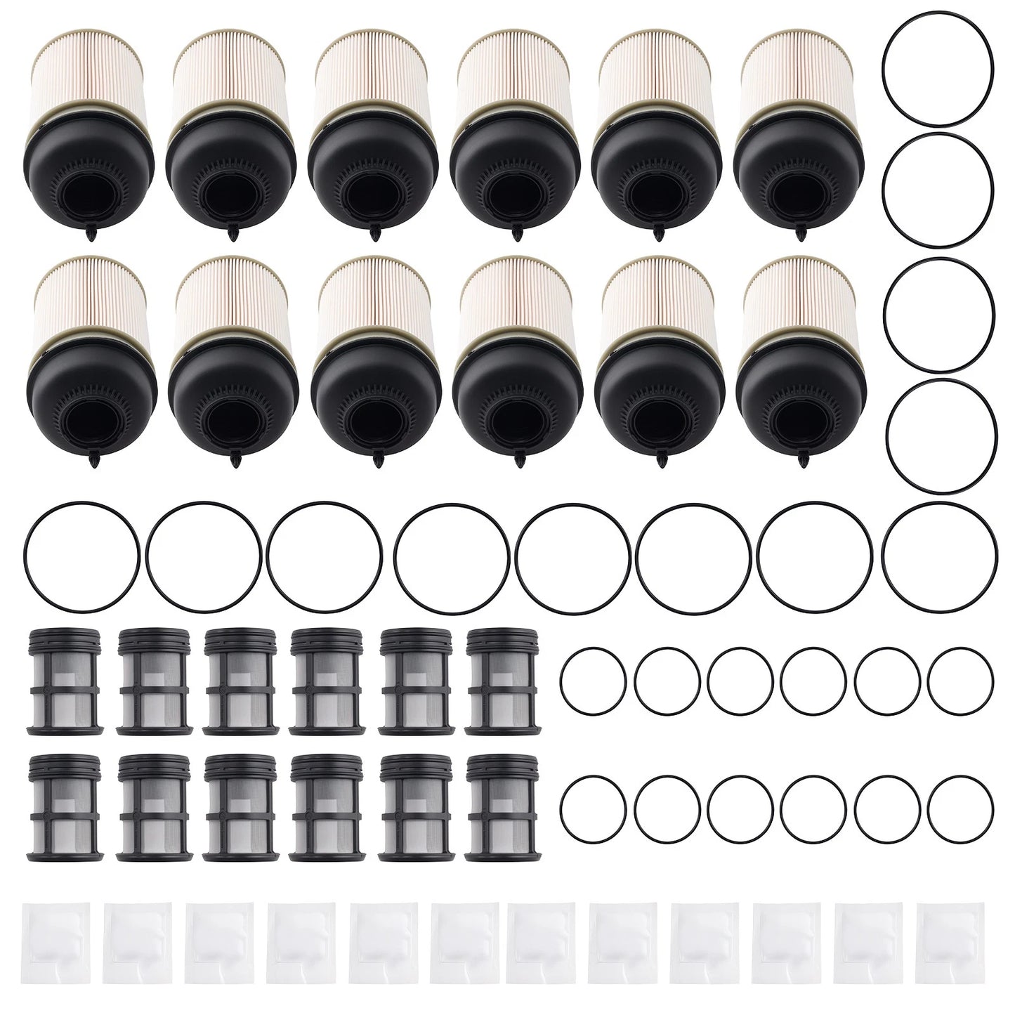 Fuel Filter 12-Pack for Detroit Diesel DD13 DD15 DD16 (2014–2016)
