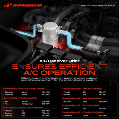 A/C Receiver Drier for Kia Sportage, Chevy Sprint, Hyundai Excel