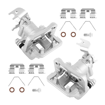 Disc Brake Caliper Set Rear for Honda Accord (2008–2012) Acura TSX (2009–2014) with Bracket