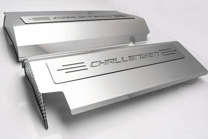 Fuel Rail Covers White Carbon Fiber Inlay Replacement for 2008–2011 Dodge SRT8