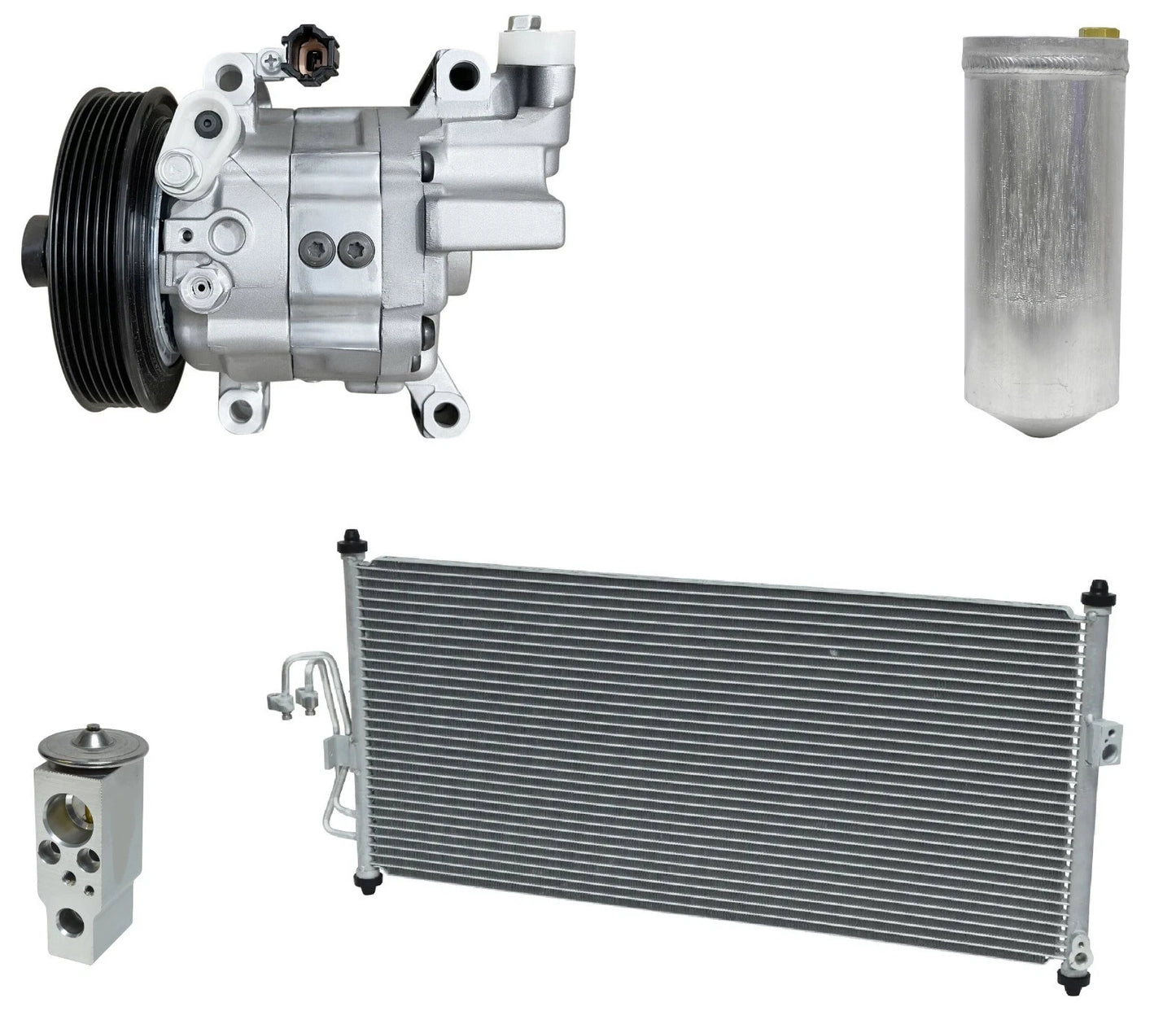 AC Compressor Kit with Condenser for Nissan Sentra 2.0L (2000–2006)