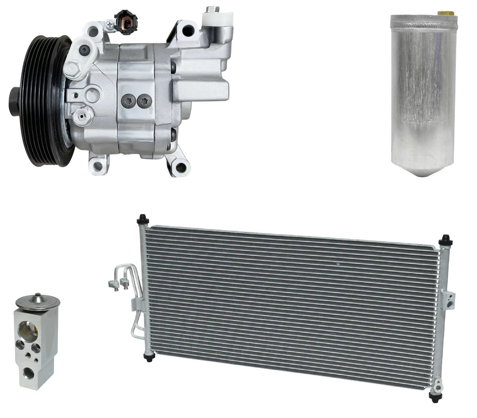 AC Compressor Kit with Condenser for Nissan Sentra 2.0L (2000–2006)