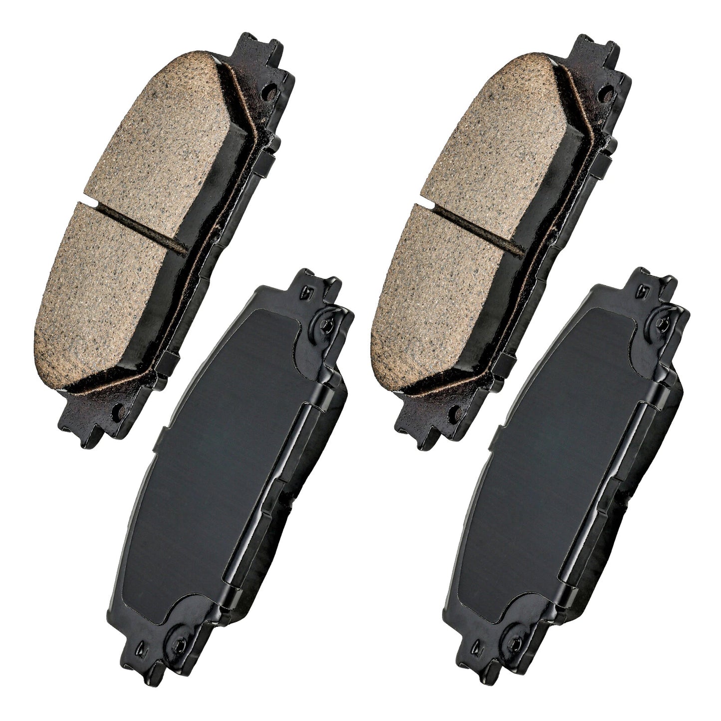 Ceramic Brake Pads Set for Toyota Yaris and Scion iQ (2007–2018)