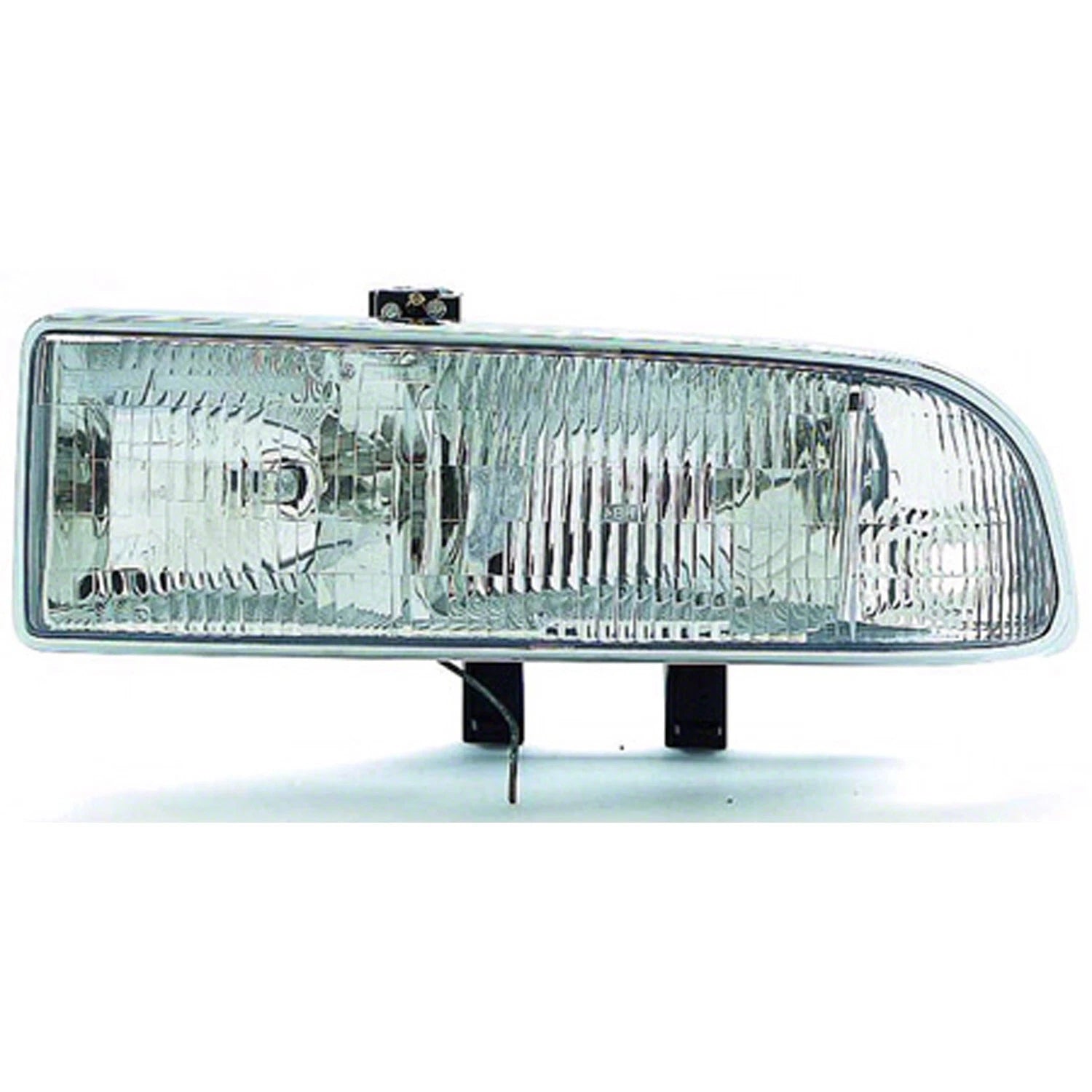 Replacement Driver Side Composite Head Light Assembly w/Chrome Trim