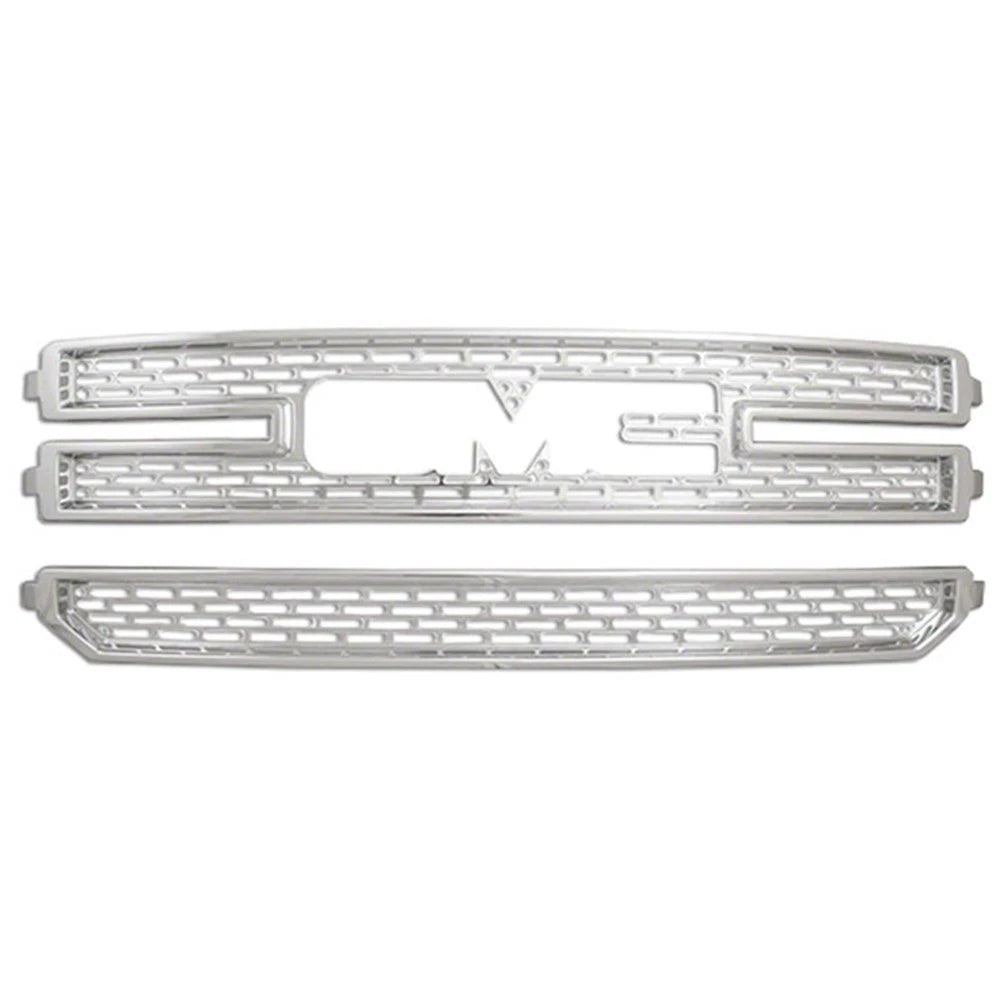 Grille Molding Chrome ABS Front Set for GMC Sierra 1500 (2016–2018)