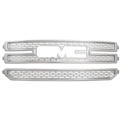 Grille Molding Chrome ABS Front Set for GMC Sierra 1500 (2016–2018)