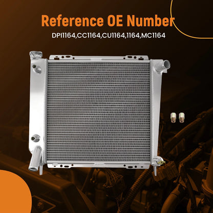 3-Row Aluminum Radiator for Ford Ranger and Bronco II (1985–1994)