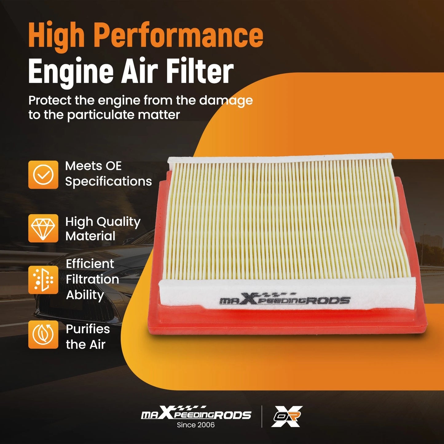 Engine Air Filter for Nissan 350Z (2007–2009)