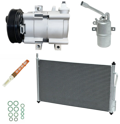AC Compressor Kit With Condenser for Ford Focus 2.0L (2005–2007)