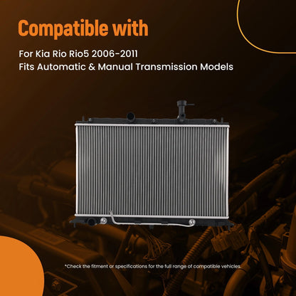 Aluminum Engine Radiator for Kia Rio Rio5 (2006–2011)
