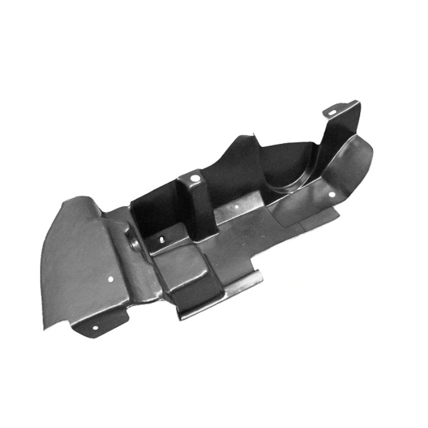 Replacement Black Plastic Driver Side Front Undercar Shield-See Compatible Chart