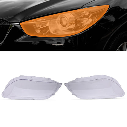 Headlamp Lens Covers Pair for BMW F01 F02 (2009–2015) Clear PC