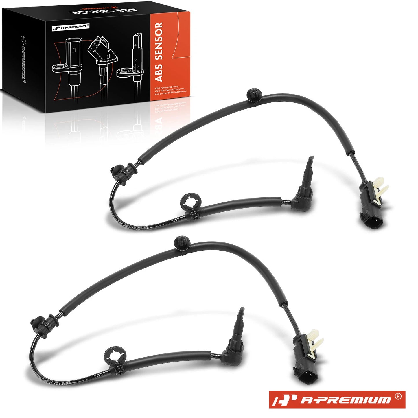 2X Rear ABS Wheel Speed Sensor for Buick Envision (2016–2017)