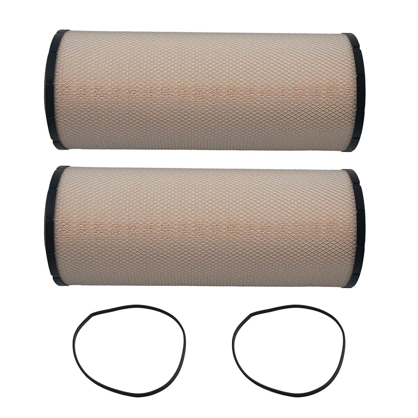 2x Air Filters for Freightliner Argosy FL80 Detroit Series 60 (1983–2007)