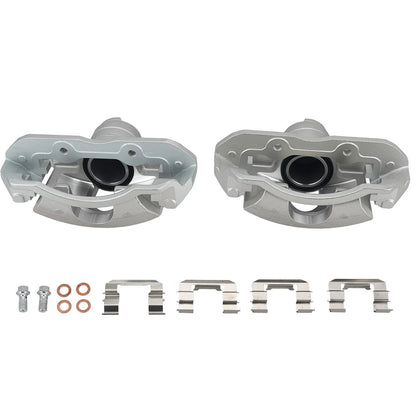 Front Brake Calipers and Brackets for Ford Focus (2008–2011) 18-B5068 Silver