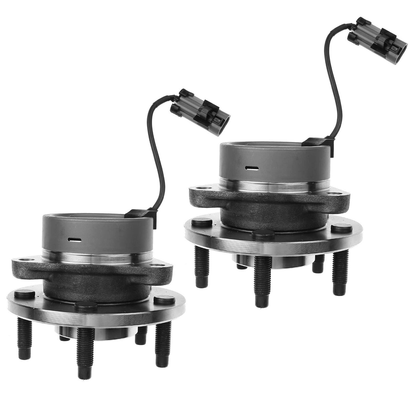 2X Front Wheel Hub & Bearing Assembly with ABS for Chevy HHR (2006–2011)