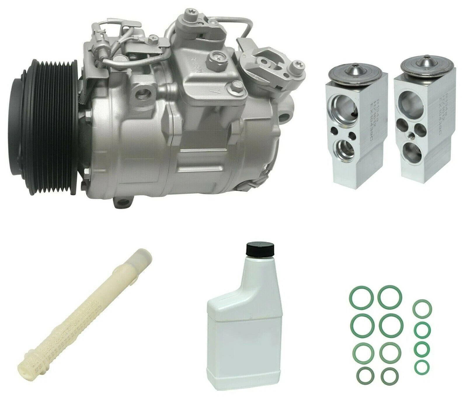 AC Compressor Kit Replacement for BMW 535i 640i 535d GT 640i Gran Coupe (2011–2018)