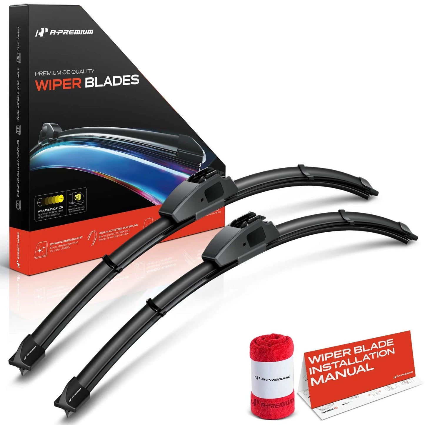 2X Front 24" Windshield Wiper Blades for Dodge Ram 1500 (2002–2008)