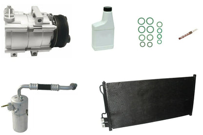 AC Compressor Kit with Condenser for Nissan Navara D40 (2005–2015)