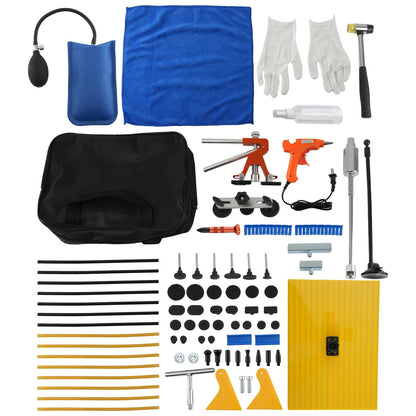 Golden Dent Kit for PDR Repair Tool Puller Lifter Hammer for Auto (—)