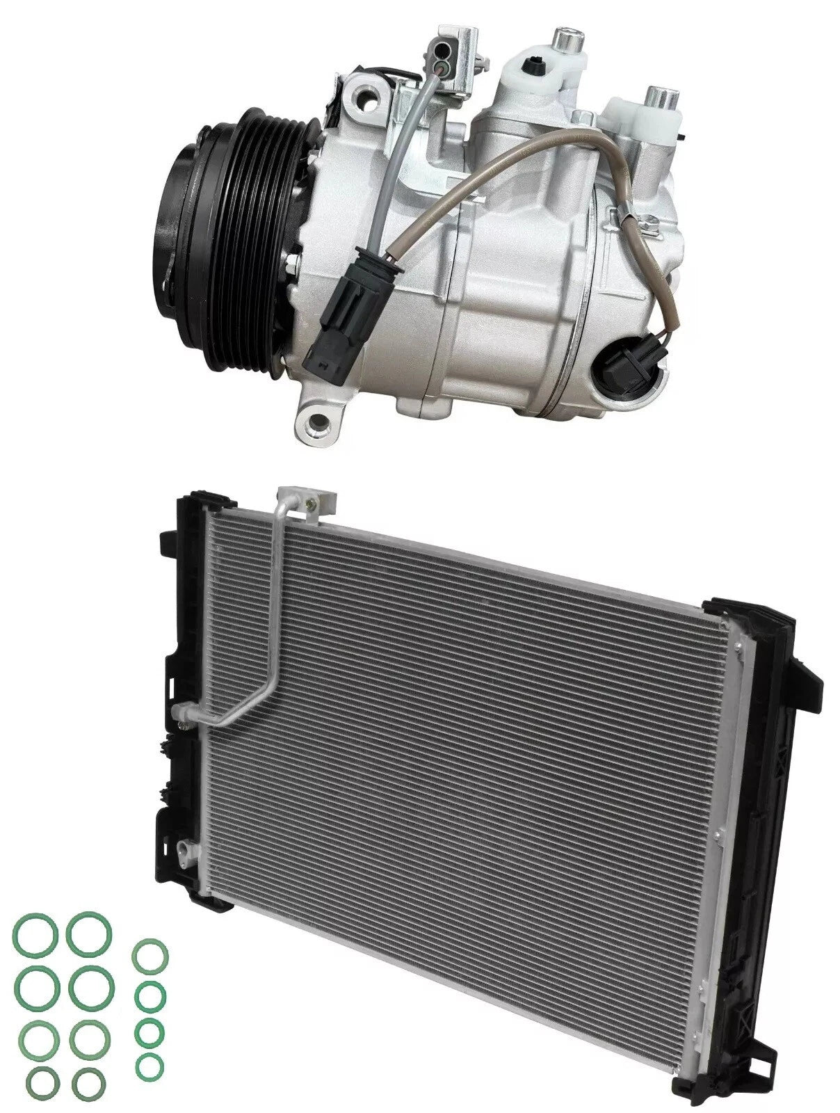 AC Compressor Kit with Condenser for Mercedes GLK250 2.1L (2015–2015)