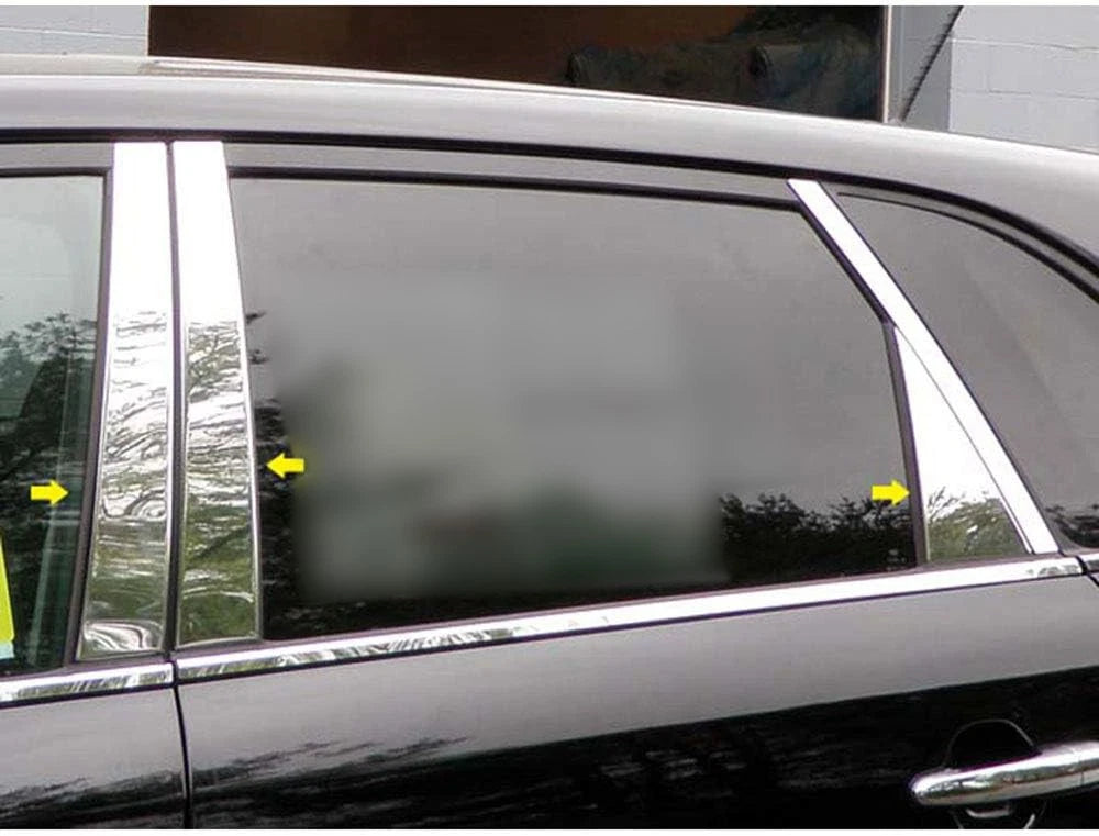 6pc. Luxury FX Chrome Pillar Post Trim For 2011-2015 Kia Sorento
