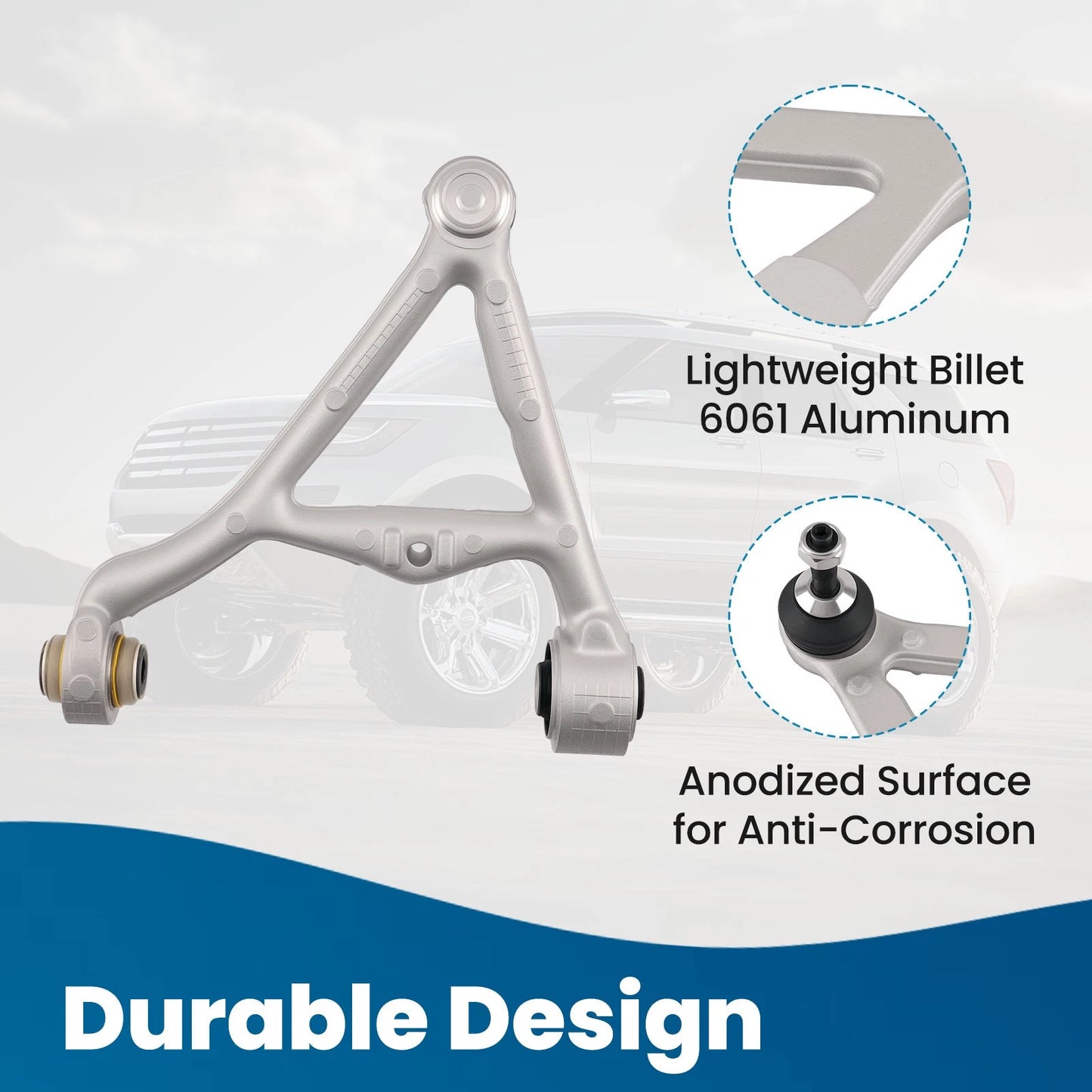 Left Rear Upper Control Arm for Jaguar S-Type (2000–2008)