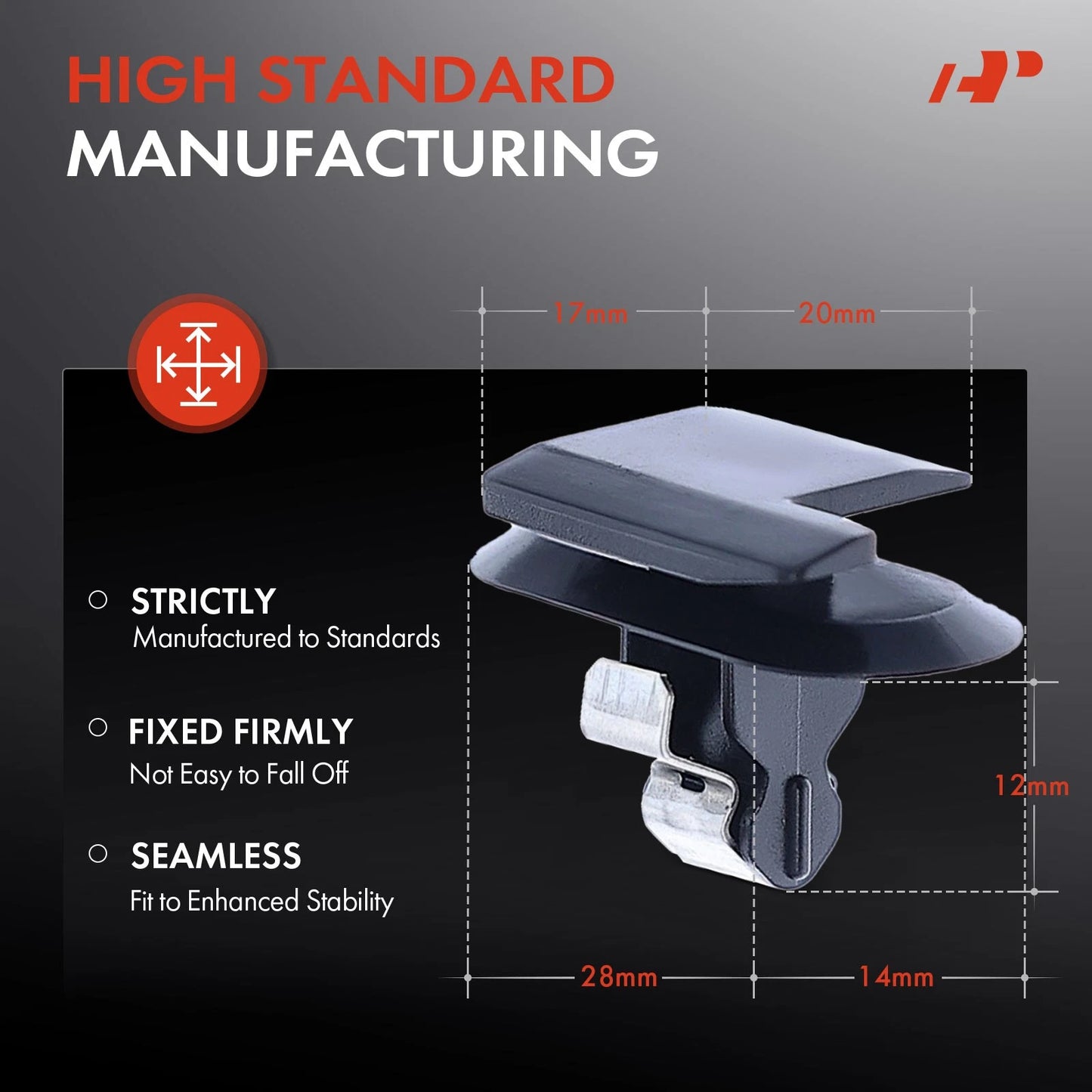 50Pcs Windshield Pillar & Trunk Trim Fastener Clips for Chevy
